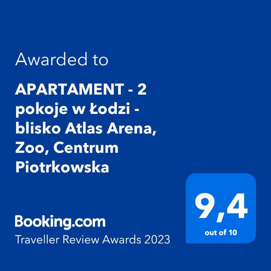 Apartament - 2 Pokoje W Lodzi - Blisko Atlas Arena, Zoo, Centrum, Piotrkowska Екстер'єр фото